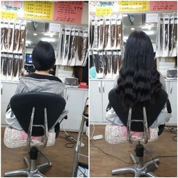 광주붙임머리센스/ 웨이브 붙임머리 후기