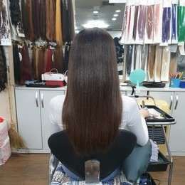 자연스런  단발 붙임머리도 광주붙임머리 전문점 센스에서
