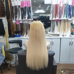 광주붙임머리 탈색머리도 자연스럽게