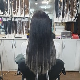 광주붙임머리/광주붙임머리 센스에서 포인트 컬러 넣어 예