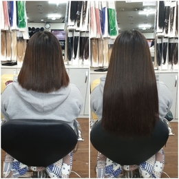 광주붙임머리/광주붙임머리 단발로 자르고 후회하고 있다면