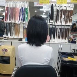 광주붙임머리/광주붙임머리 전문점 센스 리터치 후기~~